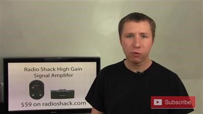 linden indoor digital tv antenna thin concealable white